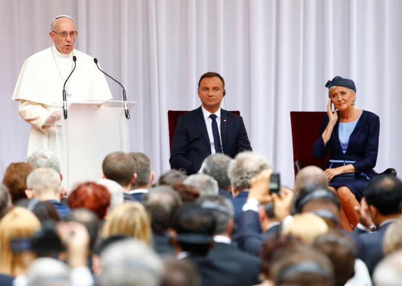 Papst Franziskus hatte eine deutliche Botschaft zum Auftakt seines Besuchs in Polen. (Quelle: reuters)
